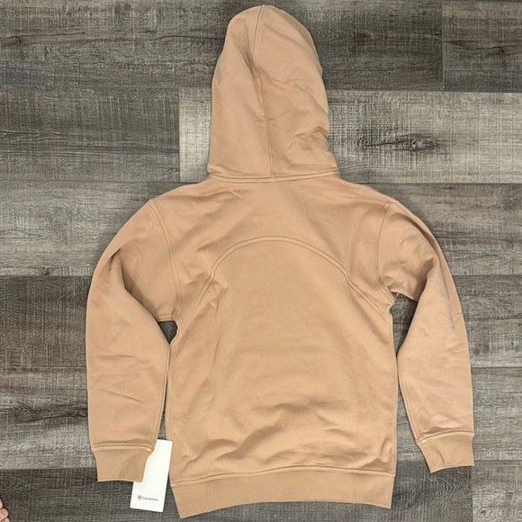 44. NWT- Lululemon All Yours Hoodie in Beech Wood Size 4 - Picture 7 of 8